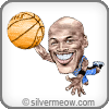 NBA 球星肖像大頭像 - 米高佐敦