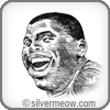 NBA 球星肖像大头像 - 魔术师约翰逊