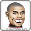 Soccer Caricature Avatar - Ronaldo (AC Milan)