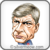 Soccer Caricature Avatar - Arsene Wenger (Arsenal)