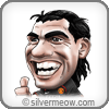 Soccer Caricature Avatar - Carlos Tevez (Manchester Utd)