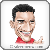 Soccer Caricature Avatar - Luis Nani (Manchester Utd)