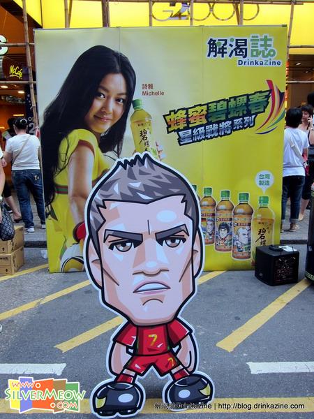 為配合 2010 南非世界盃，Silvermeow.com 為解渴誌設計了一共十二款星級戰將飲品樽身圖案