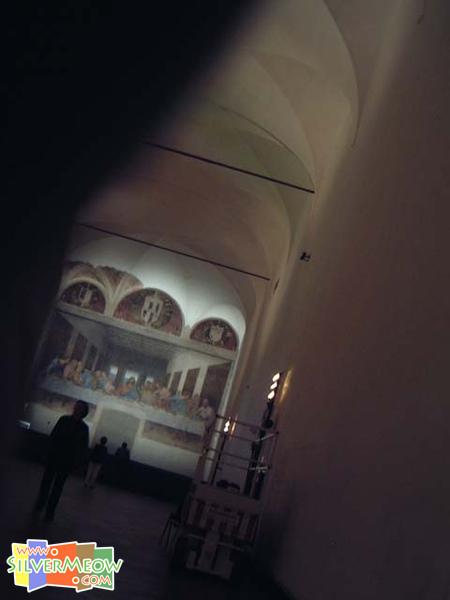 达文西之 「最後的晚餐」 The Last Supper, 为於 Cenacolo Vinciano 内