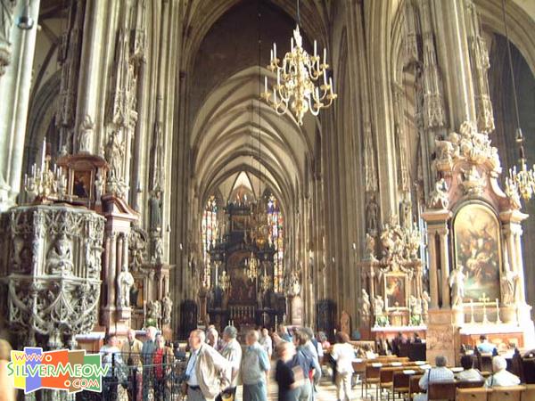 奧地利維也納 聖士堤反教堂 Stephansdom 教堂內