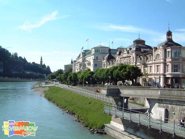 Salzach 河兩岸