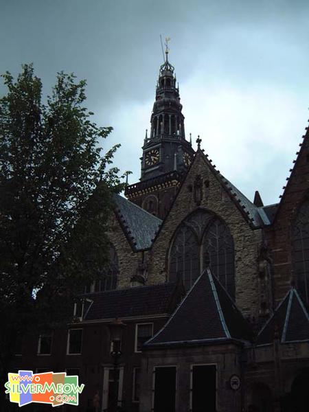 荷蘭阿姆斯特丹 舊教堂 Oude Kerk 建於14世紀