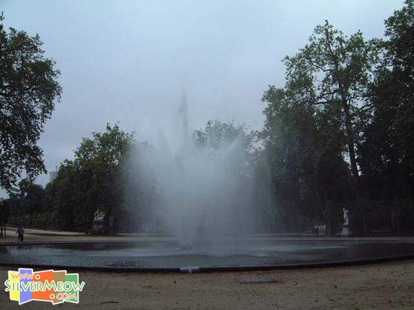 比利時布魯塞爾 布魯塞爾公園 Parc de Bruxelles 公園內大型噴水池