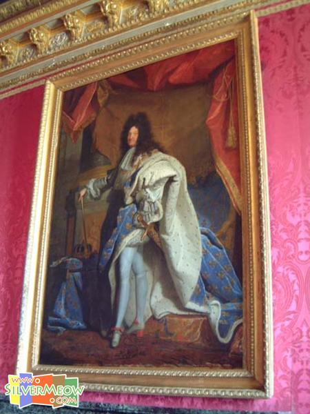 梵尔赛宫内部, 阿波罗厅 Le Salon d'Apollon, 路易十四画像