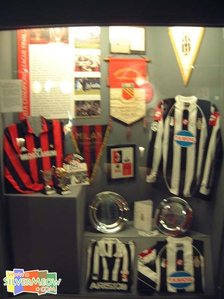 曼聯球會博物館, 剛舉行之歐冠盃決賽 - 祖雲達斯 vs AC米蘭