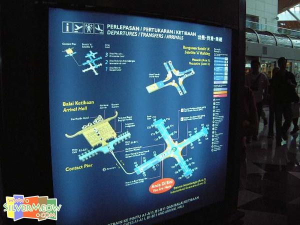 入境大堂指示地图