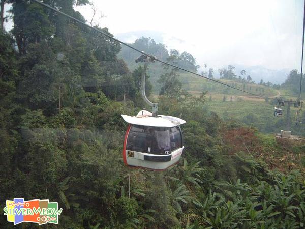 纜車內眺望