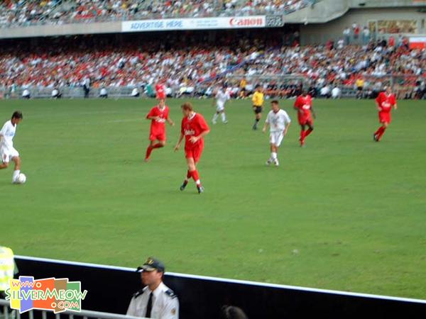 难得见到里瑟番後场回防