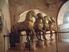 圣马可驷马, 收藏於教堂内饰金青铜马