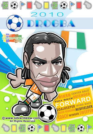 didier drogba 2010. Share. Soccer Toon Poster 2010