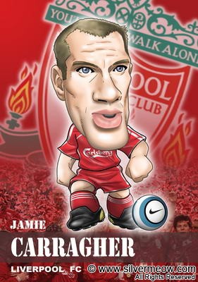 Soccer Player Caricature - Jamie Carragher (Liverpool)