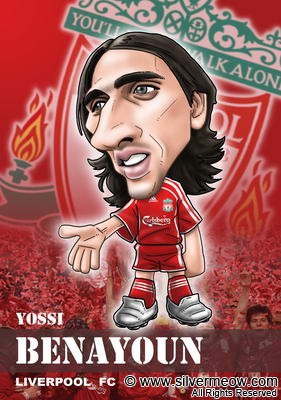 Soccer Toon - Yossi Benayoun (Liverpool)