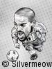 Soccer Player Caricature - Juan Veron (Argentina)