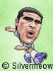 Soccer Player Caricature - Roman Riquelme (Argentina)