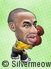 Soccer Player Caricature - Thierry Henry (Arsenal)