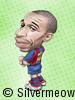 Soccer Player Caricature - Thierry Henry (Barcelona)