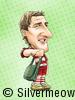Soccer Player Caricature - Miroslav Klose (Bayern Munich)