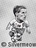 足球球星肖像漫畫 - 米高奧雲 (英格蘭)