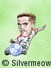 足球球星肖像漫画 - 迈克尔欧文 (英格兰)
