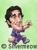 Soccer Player Caricature - Luca Toni (Fiorentina)
