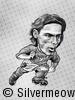 Soccer Player Caricature - Filippo Inzaghi (Italy)