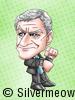 Soccer Player Caricature - Mark Hughes (Manchester City)