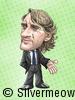 Soccer Player Caricature - Roberto Mancini (Manchester City)
