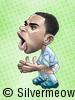 Soccer Player Caricature - Robinho (Manchester City)