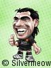 Soccer Player Caricature - Carlos Tevez (Manchester United)