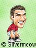 Soccer Player Caricature - Cristiano Ronaldo (Manchester United)