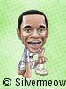 Soccer Player Caricature - Robinho (Real Madrid)