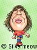 Soccer Player Caricature - Carles Puyol (Spain)