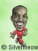 足球球星肖像漫畫 - 約基 (特立尼達和多巴哥)