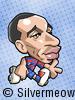 Soccer Toon - Thierry Henry (Barcelona)
