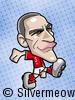 Soccer Toon - Rio Ferdinand (England)