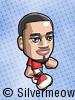 Soccer Toon - Patrice Evra (Manchester United)