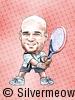 Sport Caricatures - Andre Agassi (Tennis)