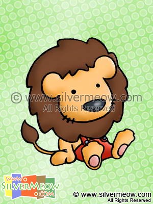 Animal Cartoon - Little Lion