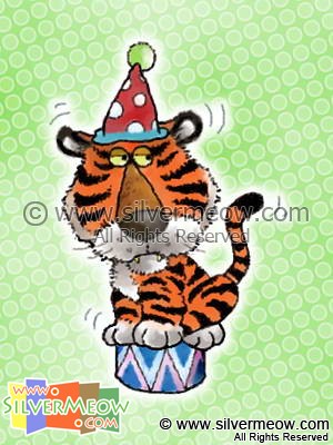 動物卡通 - 小老虎