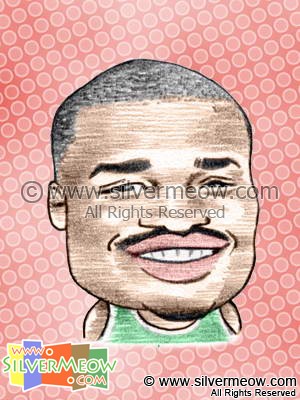 NBA 球星肖像漫畫 - 安東尼獲加