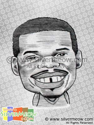 NBA Player Caricature - Jamal Mashburn