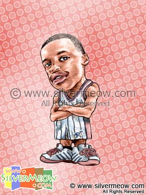 NBA Player Caricature - Steve Francis