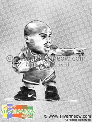 NBA Player Caricature - Charles Barkley