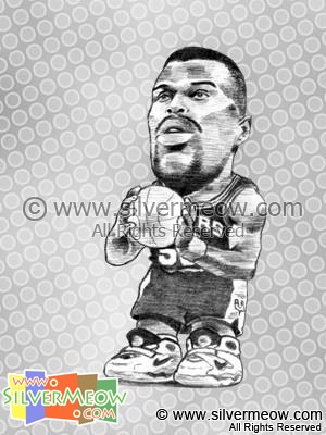 NBA Player Caricature - David Robinson