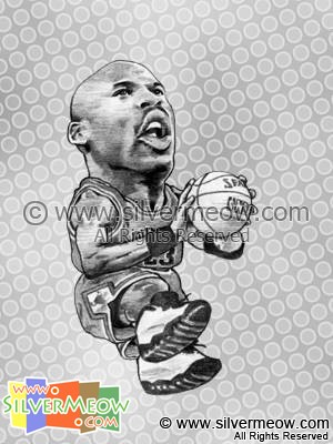 NBA 球星肖像漫画 - 迈克尔乔丹